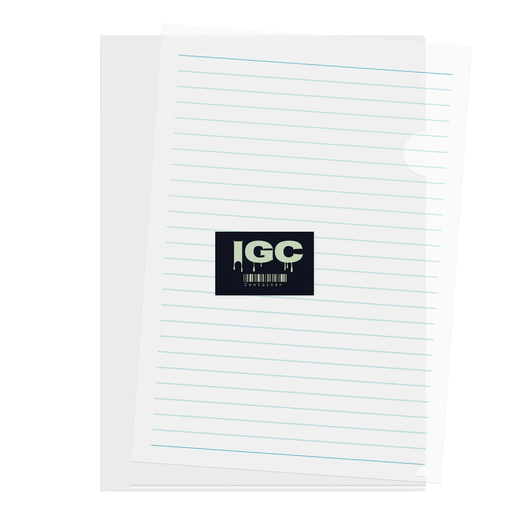 IGC groupのIGC container クリアファイル