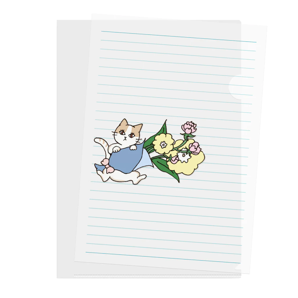 Hinanochin.shopのa hachiware cat Clear File Folder