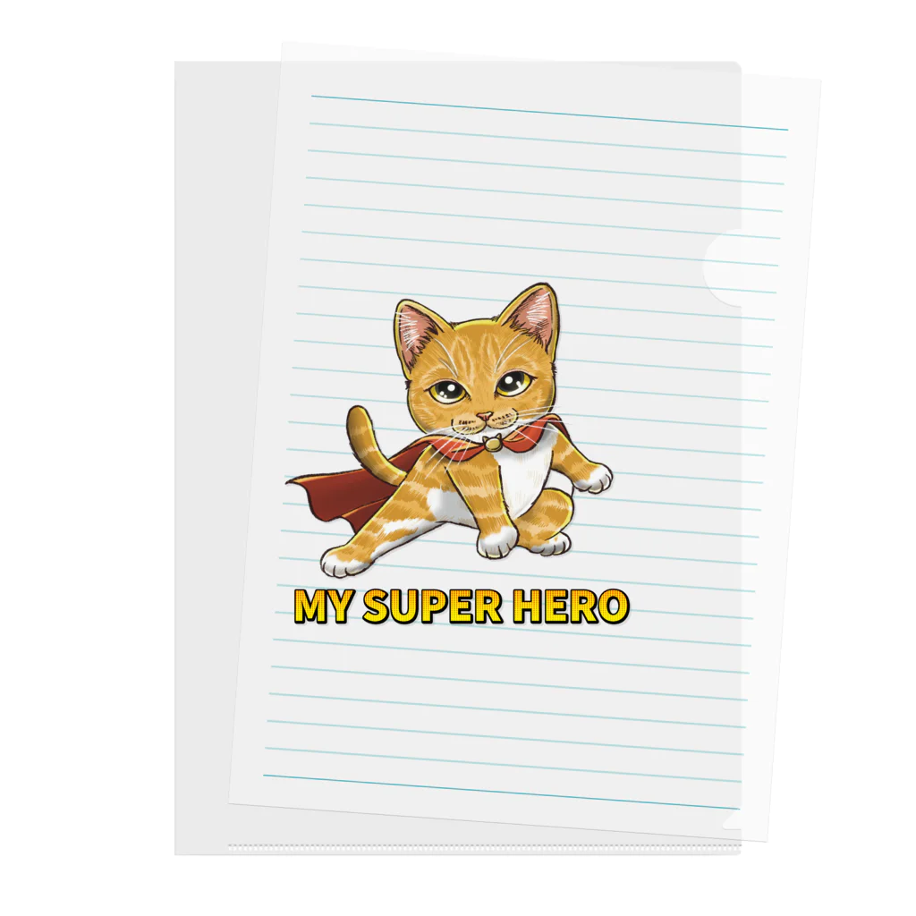 縁-yukari-のMY SUPER HERO Clear File Folder