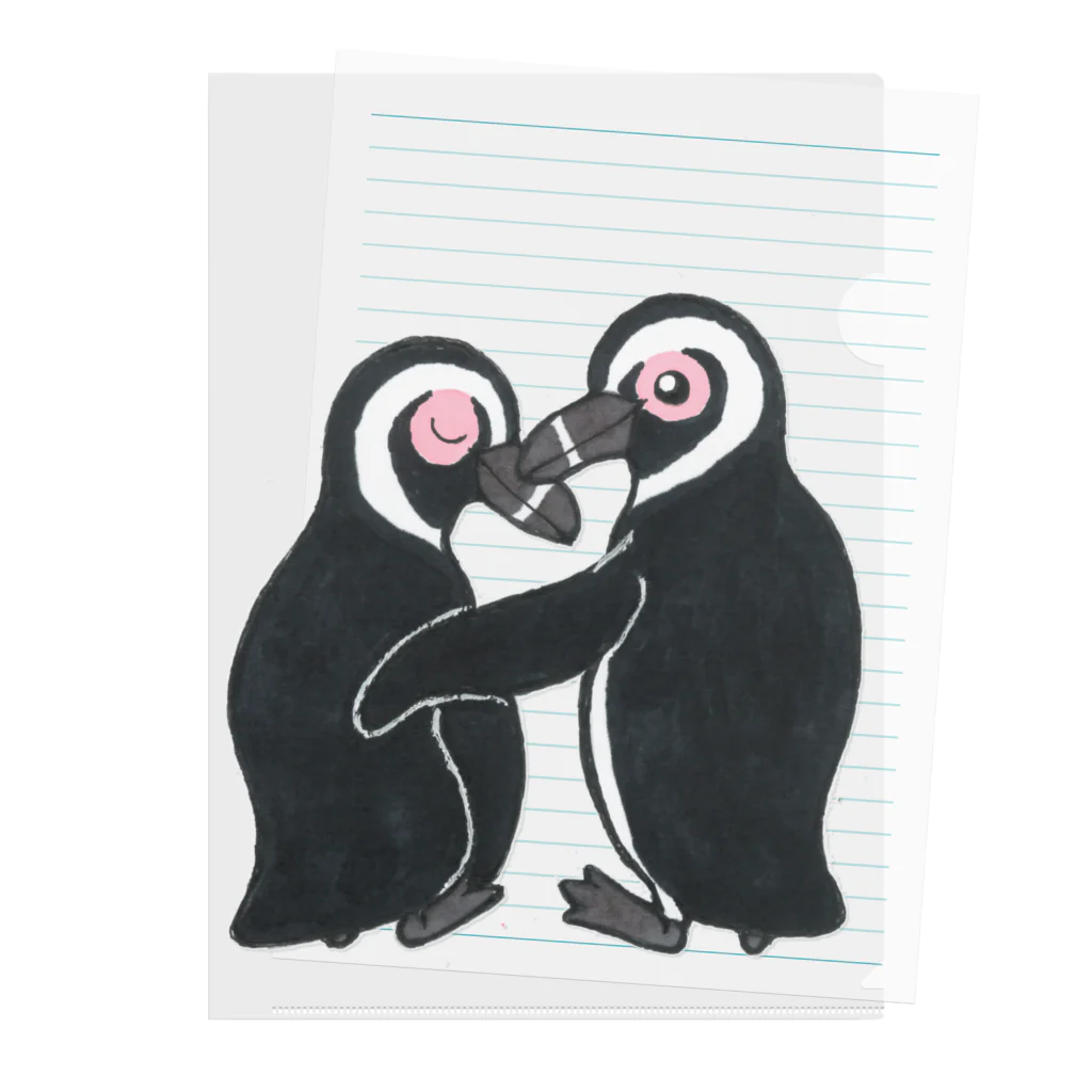 penguininkoの君の事が好き😍💕💕💕 クリアファイル