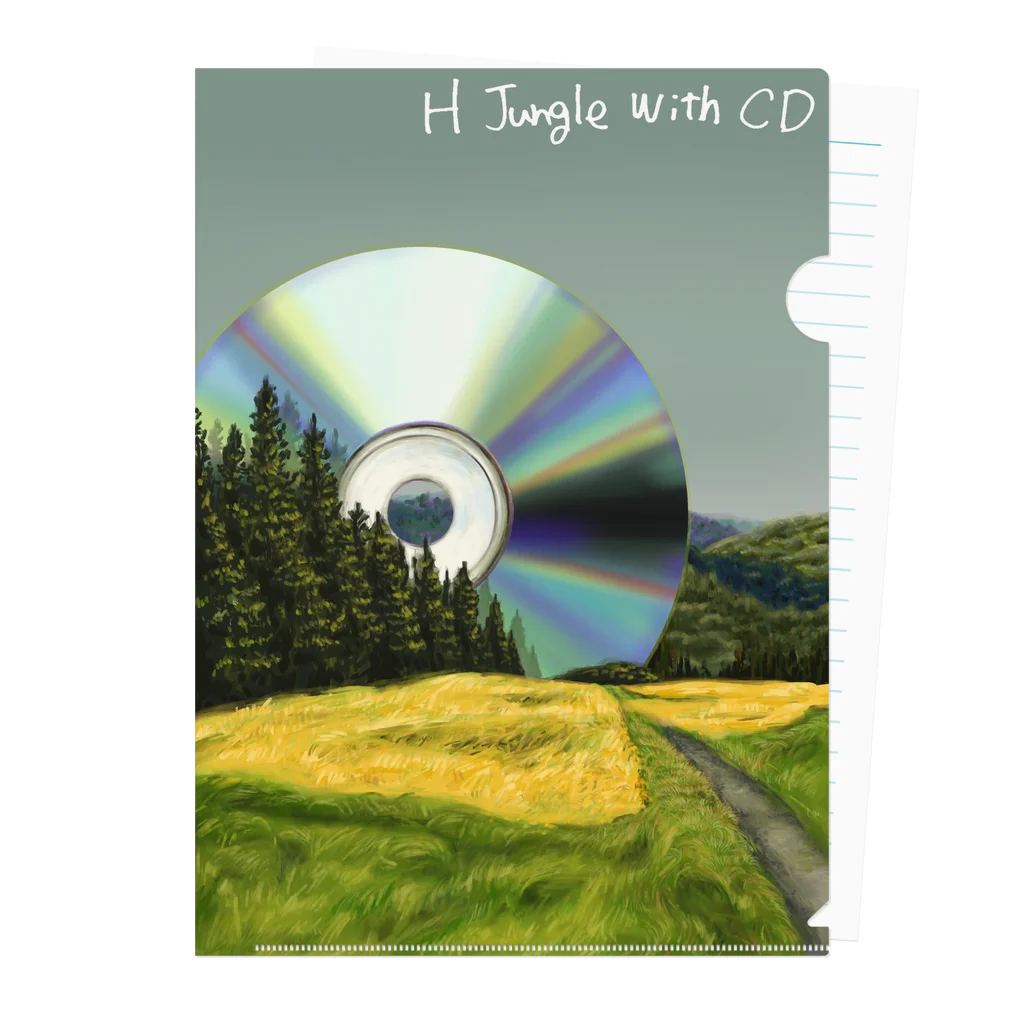 中央ヤマモダングッズのH　ジャングル　with　CD クリアファイル