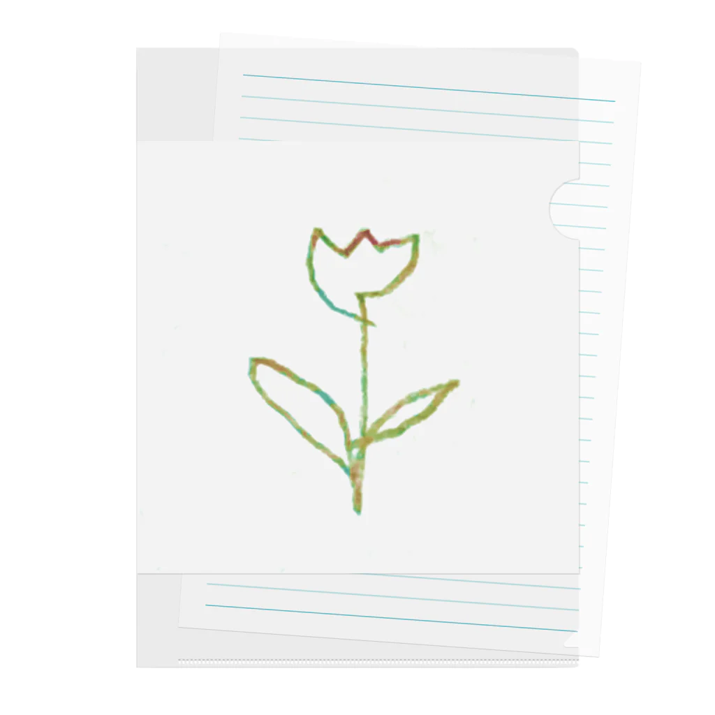 rilybiiの虹色 Tulip Clear File Folder