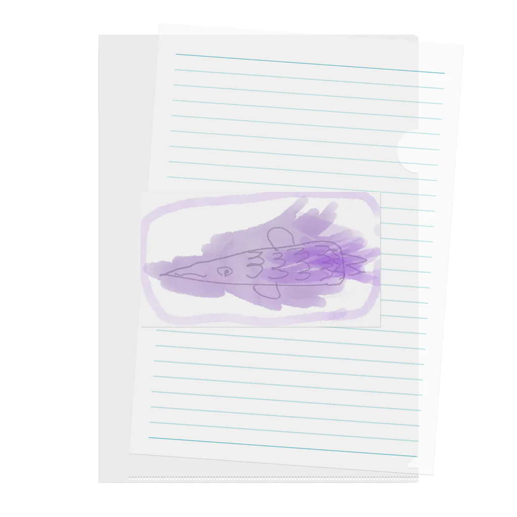 くらきよのショップの生魚 Clear File Folder