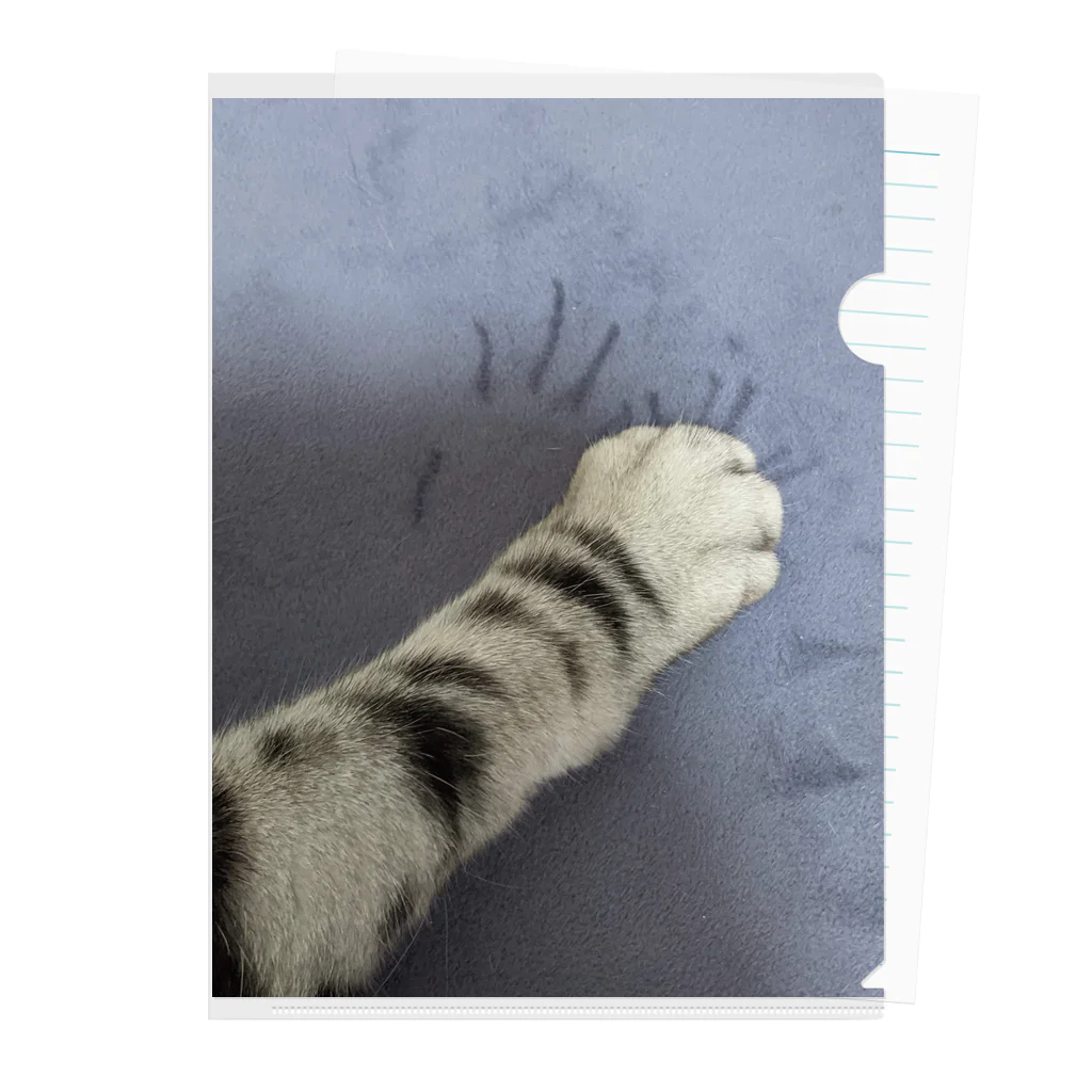 Berryberryの猫の手 Clear File Folder