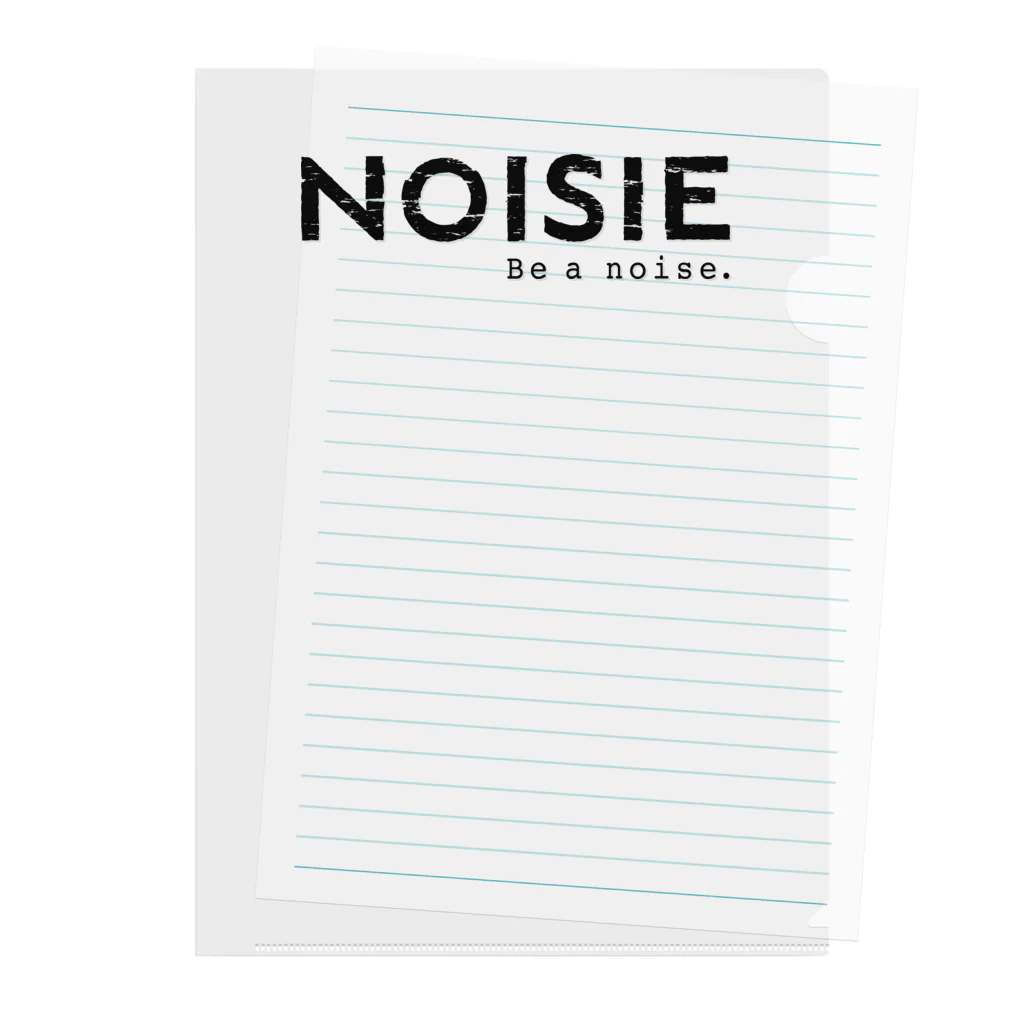 noisie_jpの『NOISIE』BLACKロゴシリーズ Clear File Folder