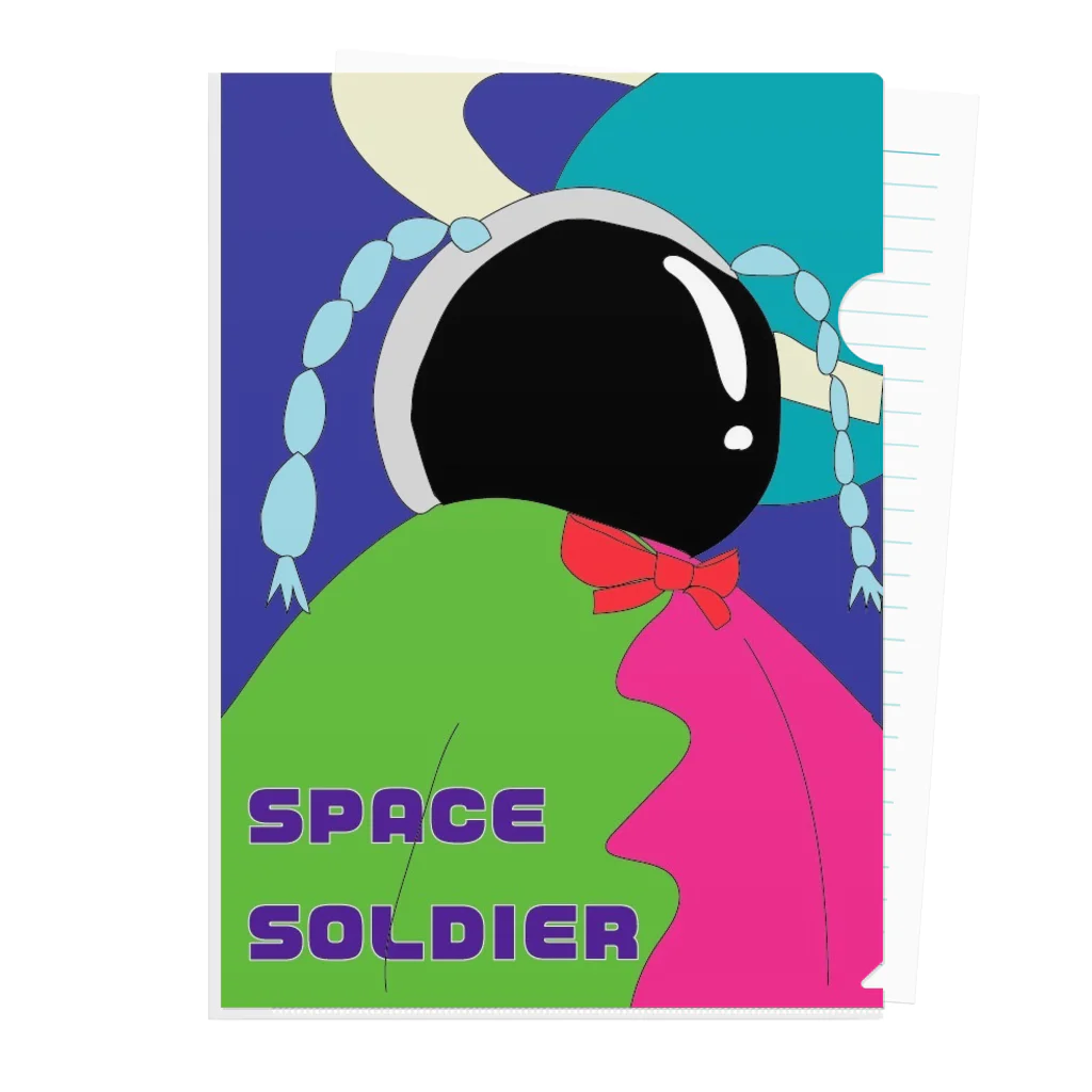 rawky.ccのspace soldier クリアファイル