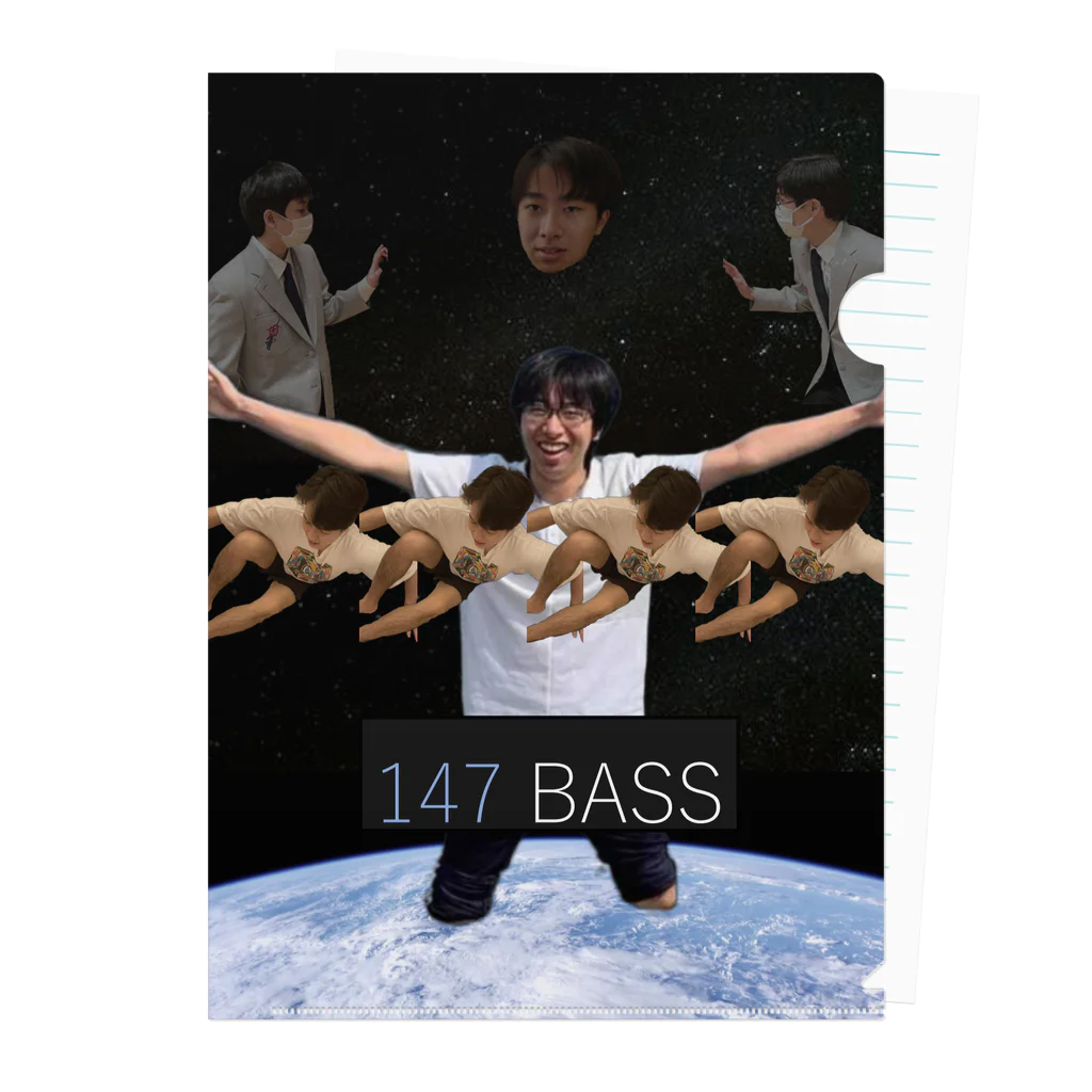 charlieの真147BASS Clear File Folder