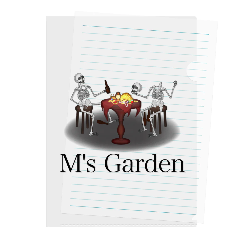 M's Gardenのスカルコレクション〜宴〜 クリアファイル