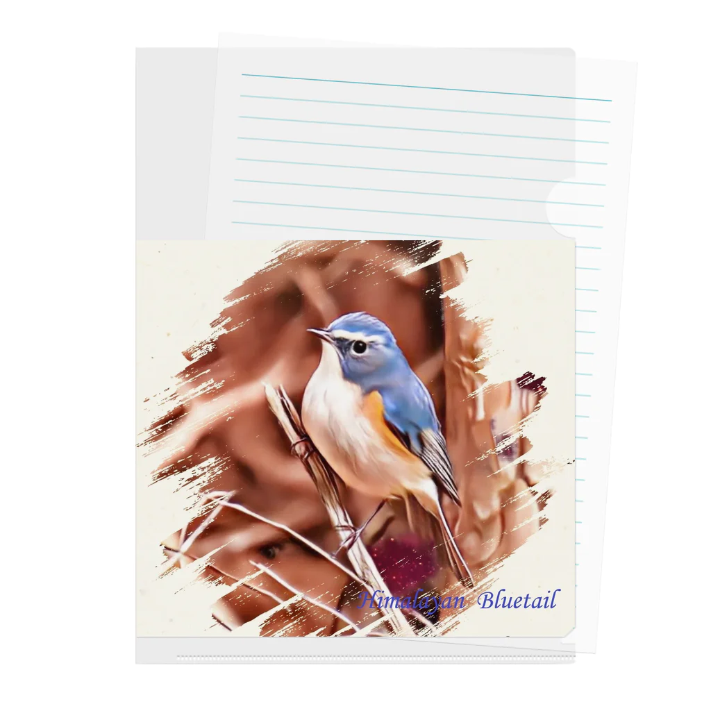 jun-hoshiの青い鳥 Clear File Folder