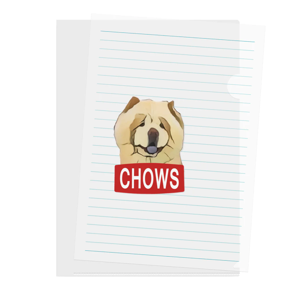 【CHOWS】チャウスの【CHOWS】チャウス クリアファイル