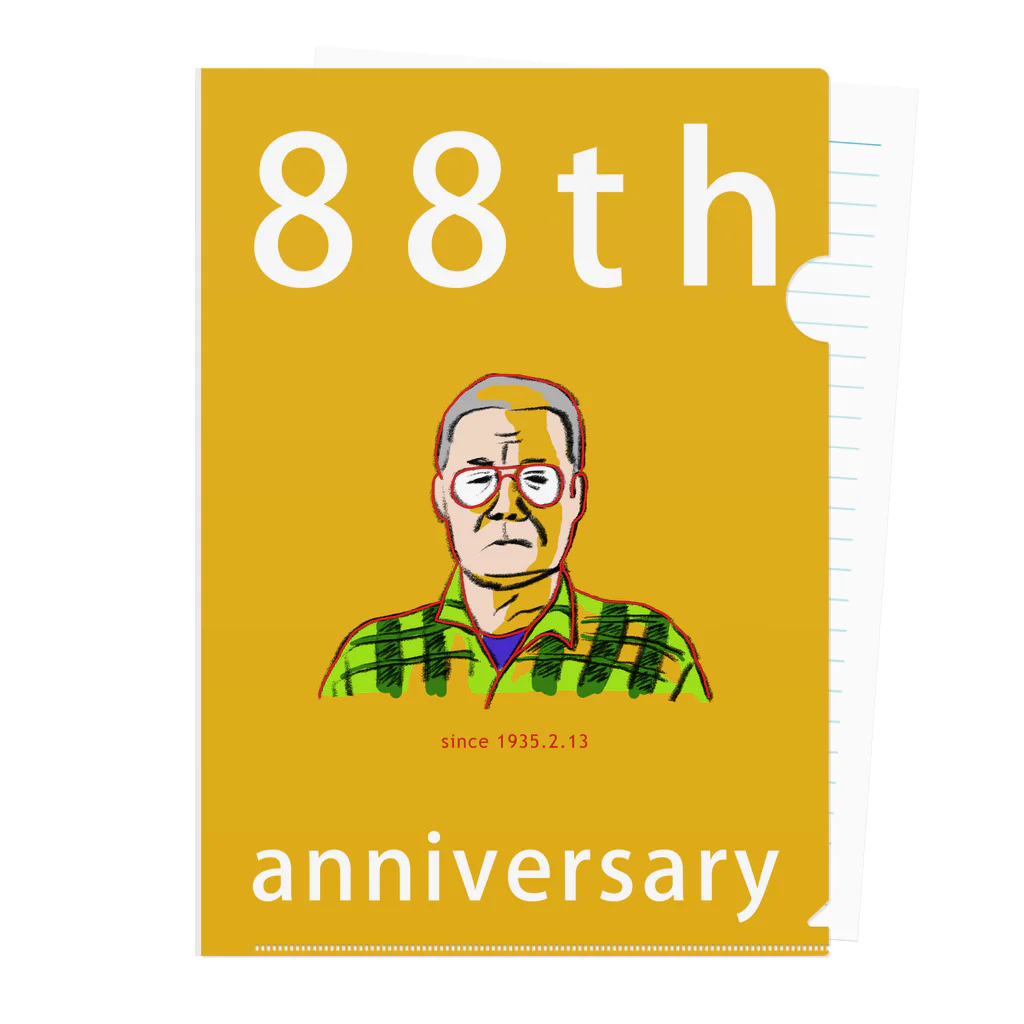 アラフラオオセの88th anniversary limited item クリアファイル