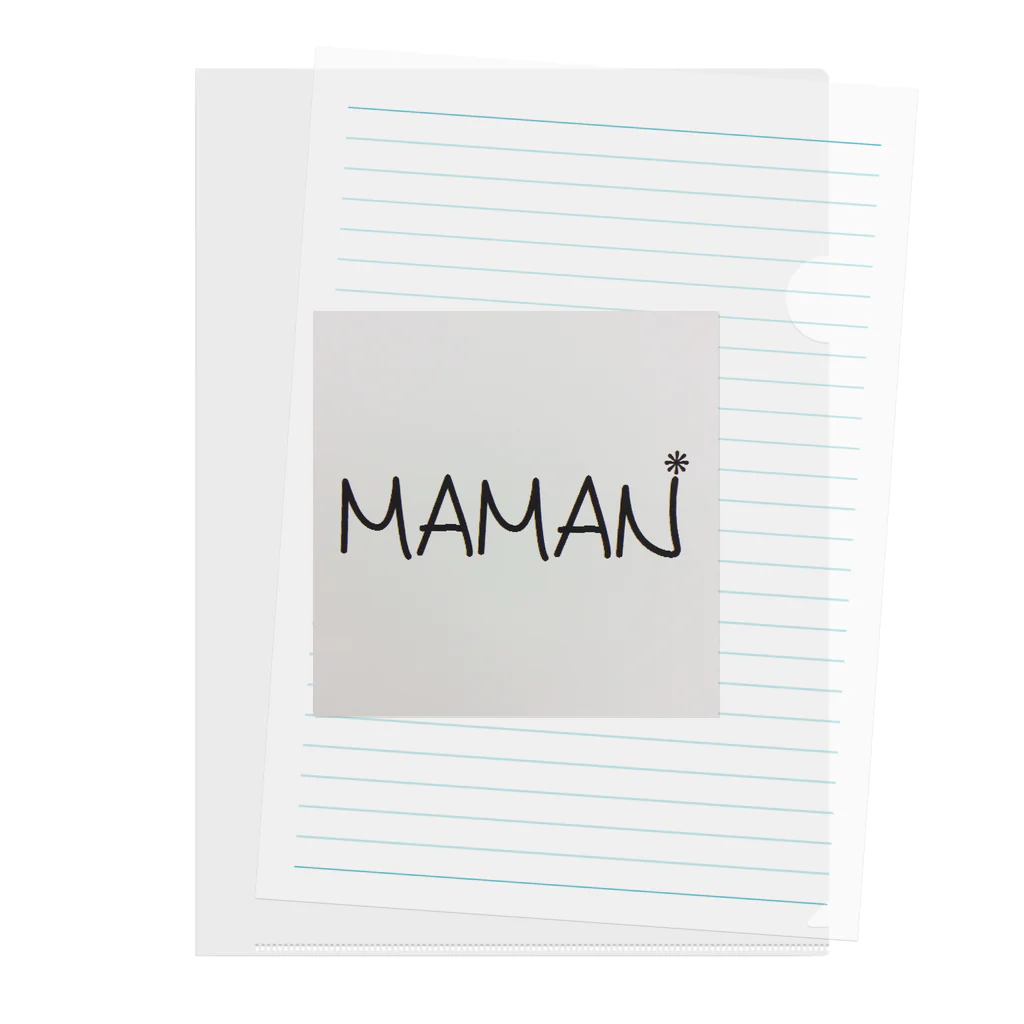 MAMANのMAMAN goods クリアファイル