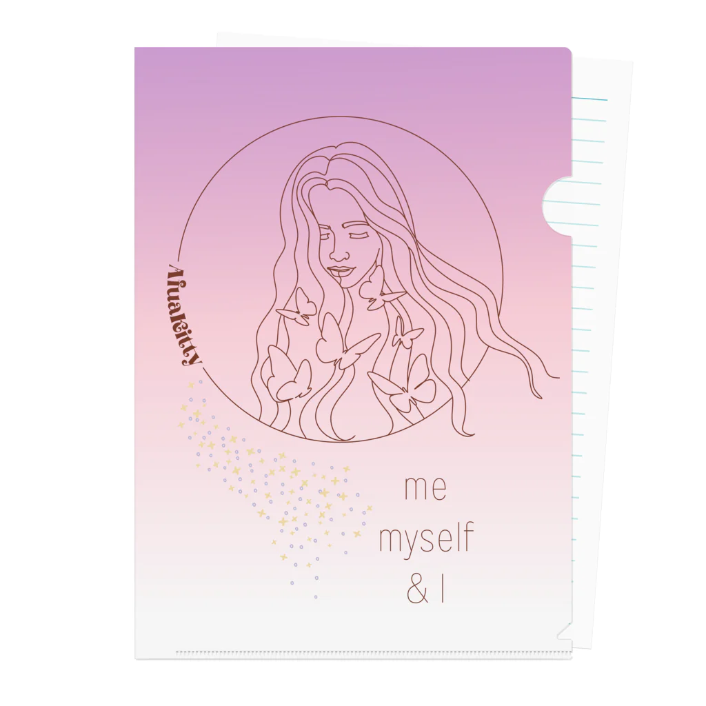 アフアの秘密タロットの❥アフアの秘密タロット【クリアファイル】me myself & I  (PK)  Clear File Folder