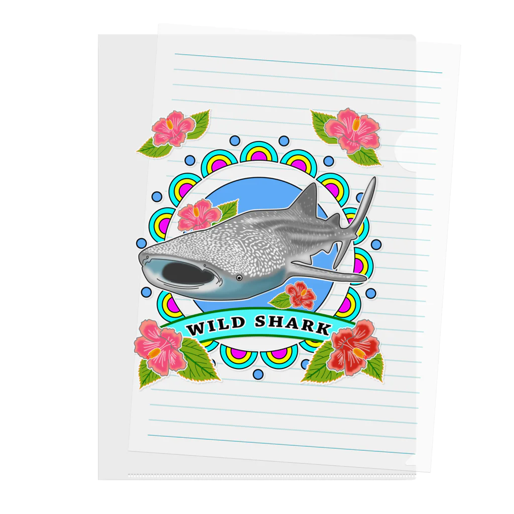 かいほう屋のWILD SHARK  ジンベエザメ Clear File Folder