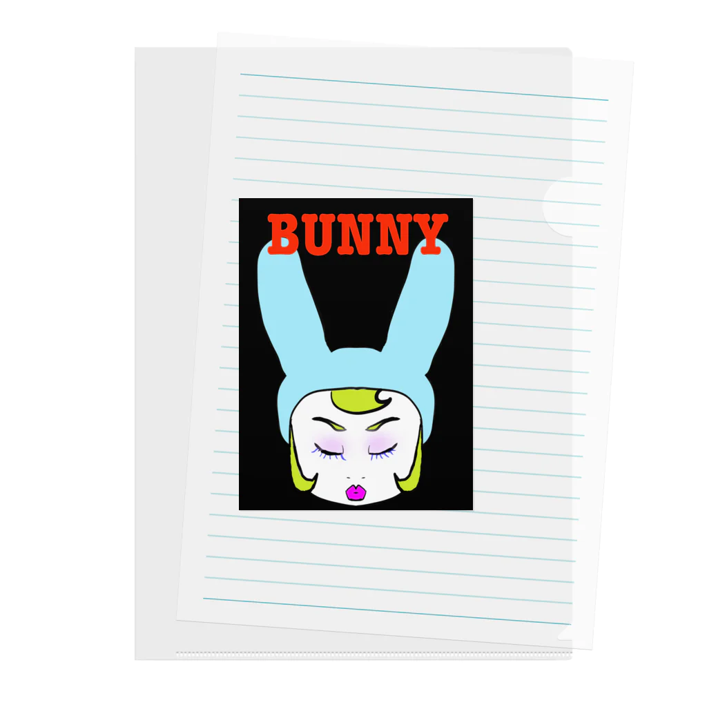 mamo〜のBunny girl Clear File Folder