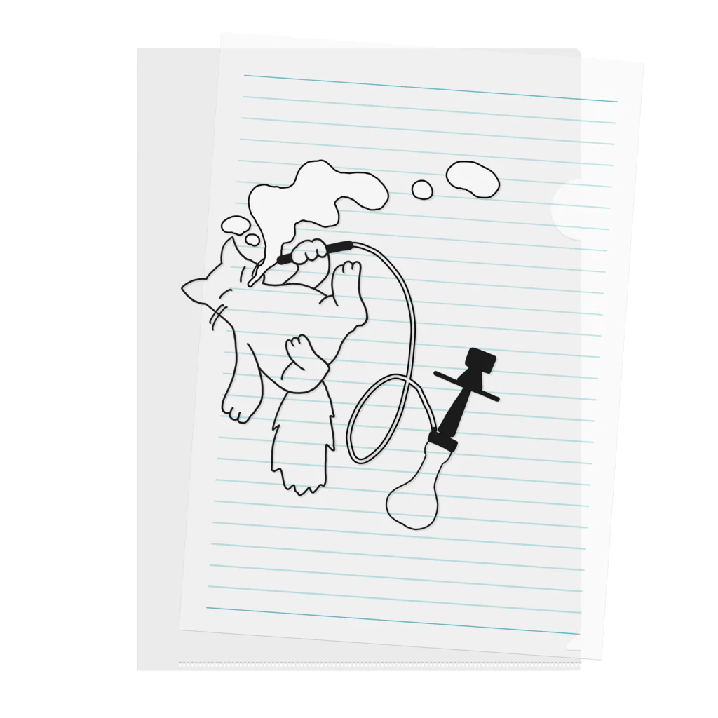 環状コミュニケーションのシーシャねこ Clear File Folder