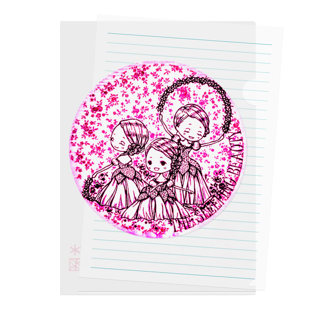 takaraのイラストグッズ店の花のワルツ「眠れる森の美女」より クリアファイル