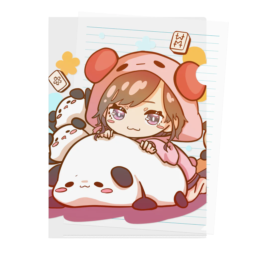 rei_adachiのPanda REI Clear File Folder