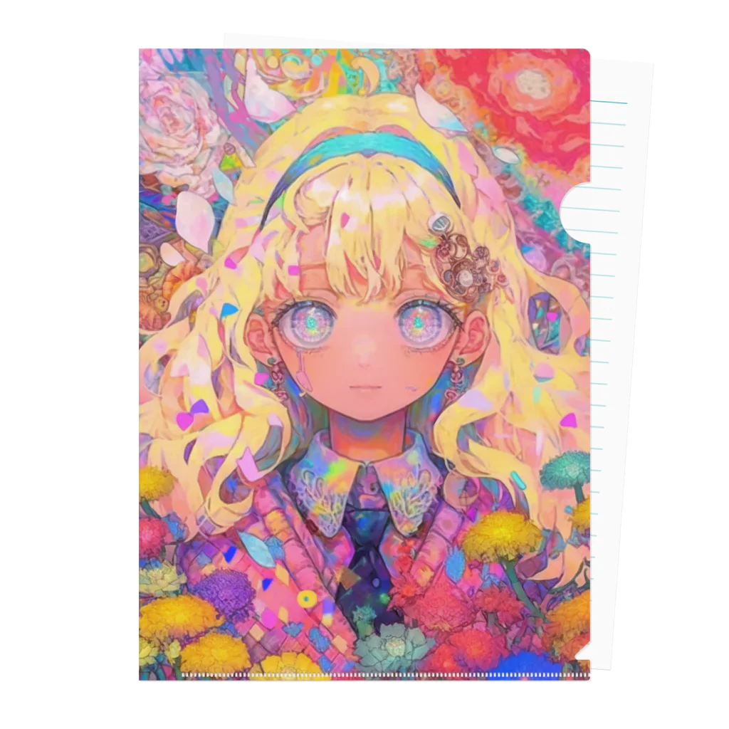 HimizuMenouの花に包まれた制服少女 Clear File Folder