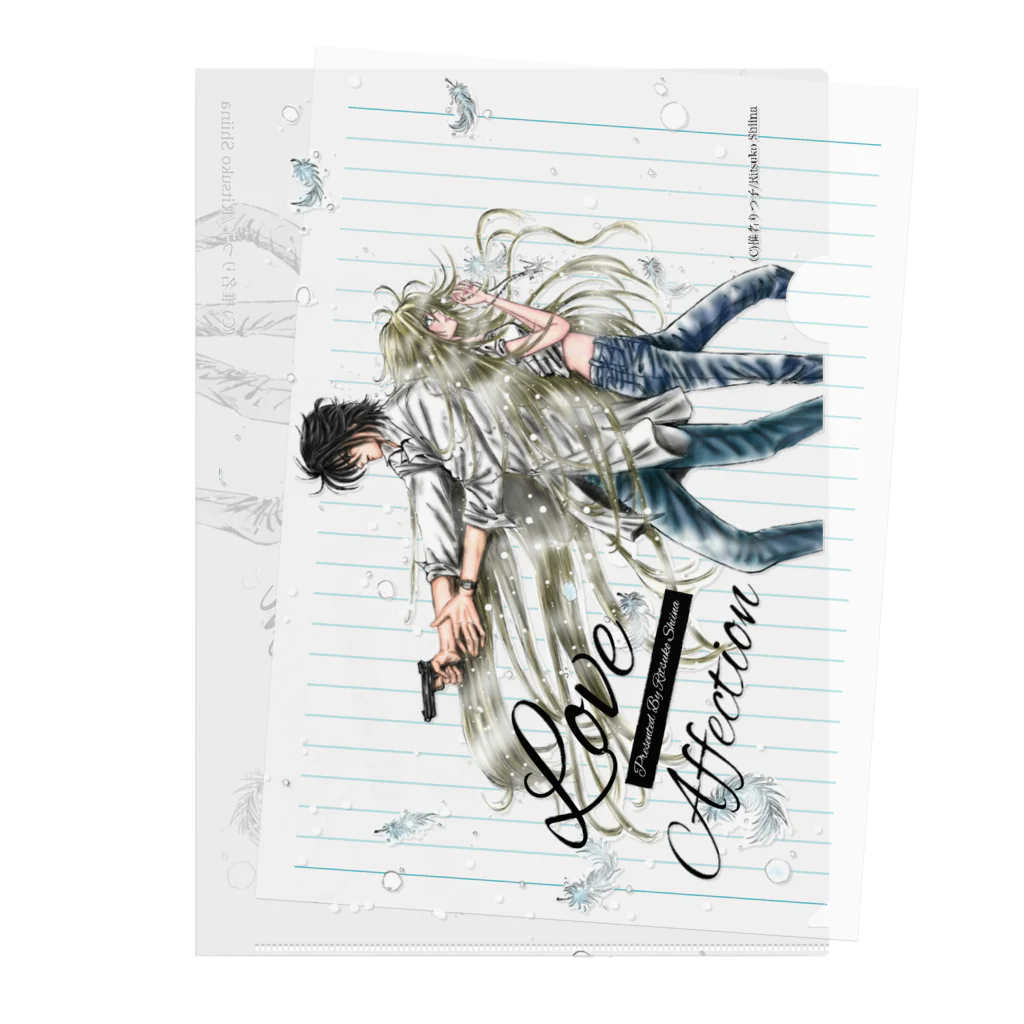 Atelier-Sheena のクリアファイル「LOVE・AFFECTION」透過 Clear File Folder