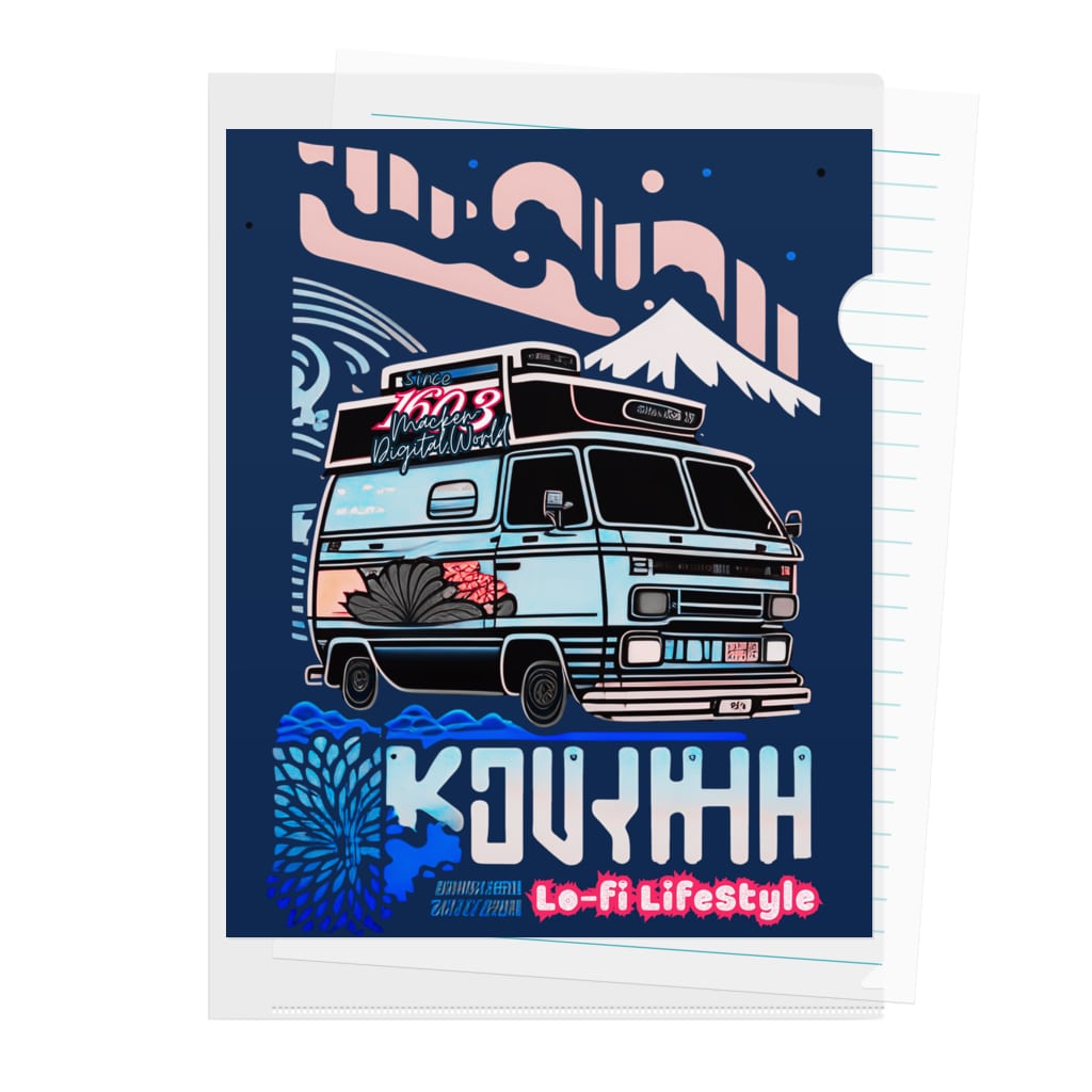 マッケンデジタルワールドの【Lo-fi Life Style】ダメな自分も愛される都市『浮世絵パンクシティ』lofiのリズムで自分らしい生き方を Clear File Folder
