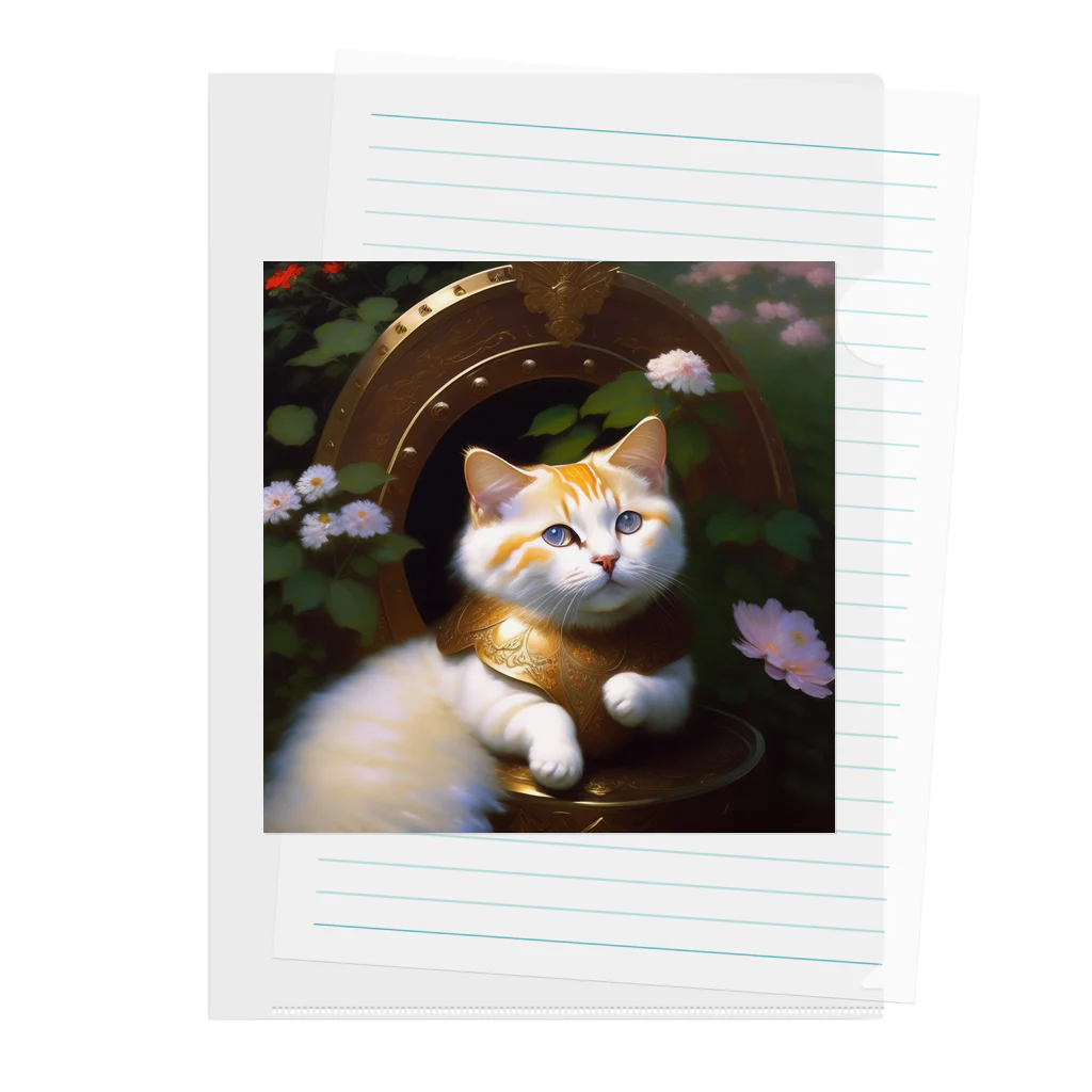 CAT_LINE_STOREの天界に住まうイタズラ猫 Clear File Folder