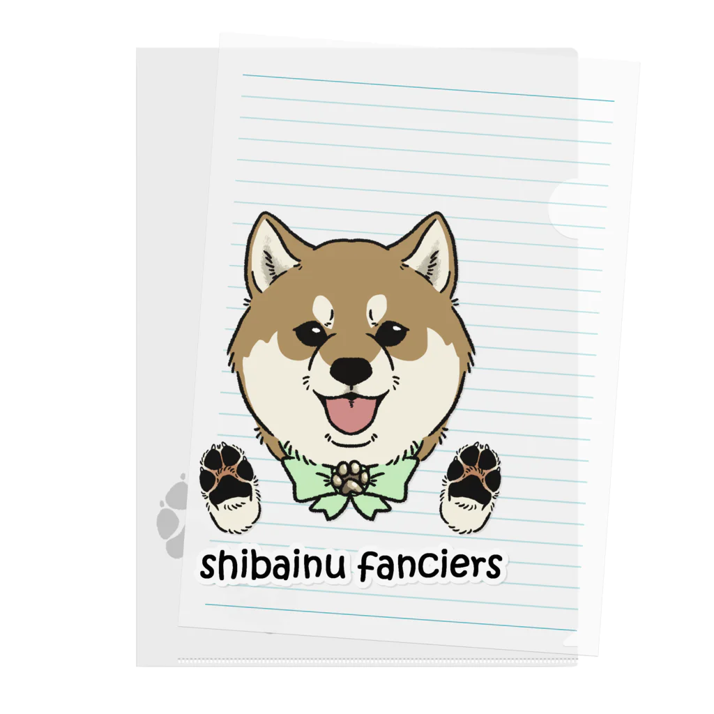 豆つぶのshiba-inu fanciers(赤柴) Clear File Folder