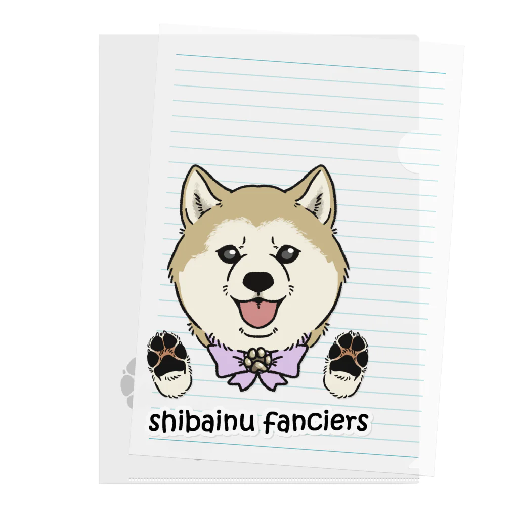 豆つぶのshiba-inu fanciers(シニア柴) Clear File Folder