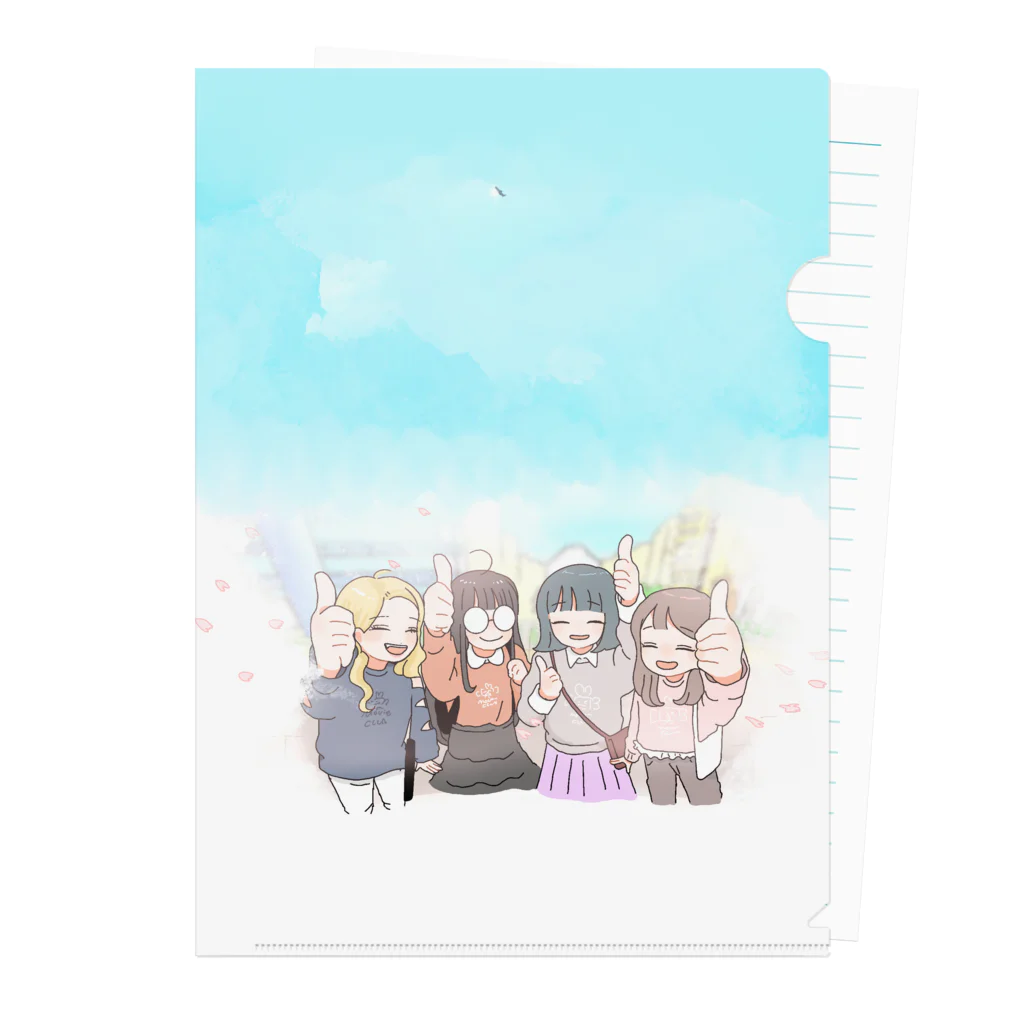 ピュティフィのクリアファイル Clear File Folder