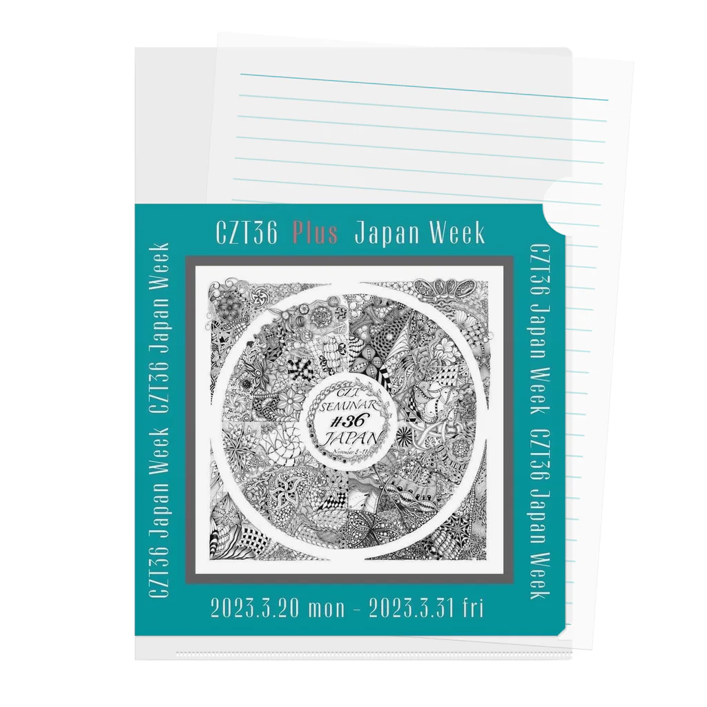 CandyGlassAtelierのCZT36PJW2023 Clear File Folder