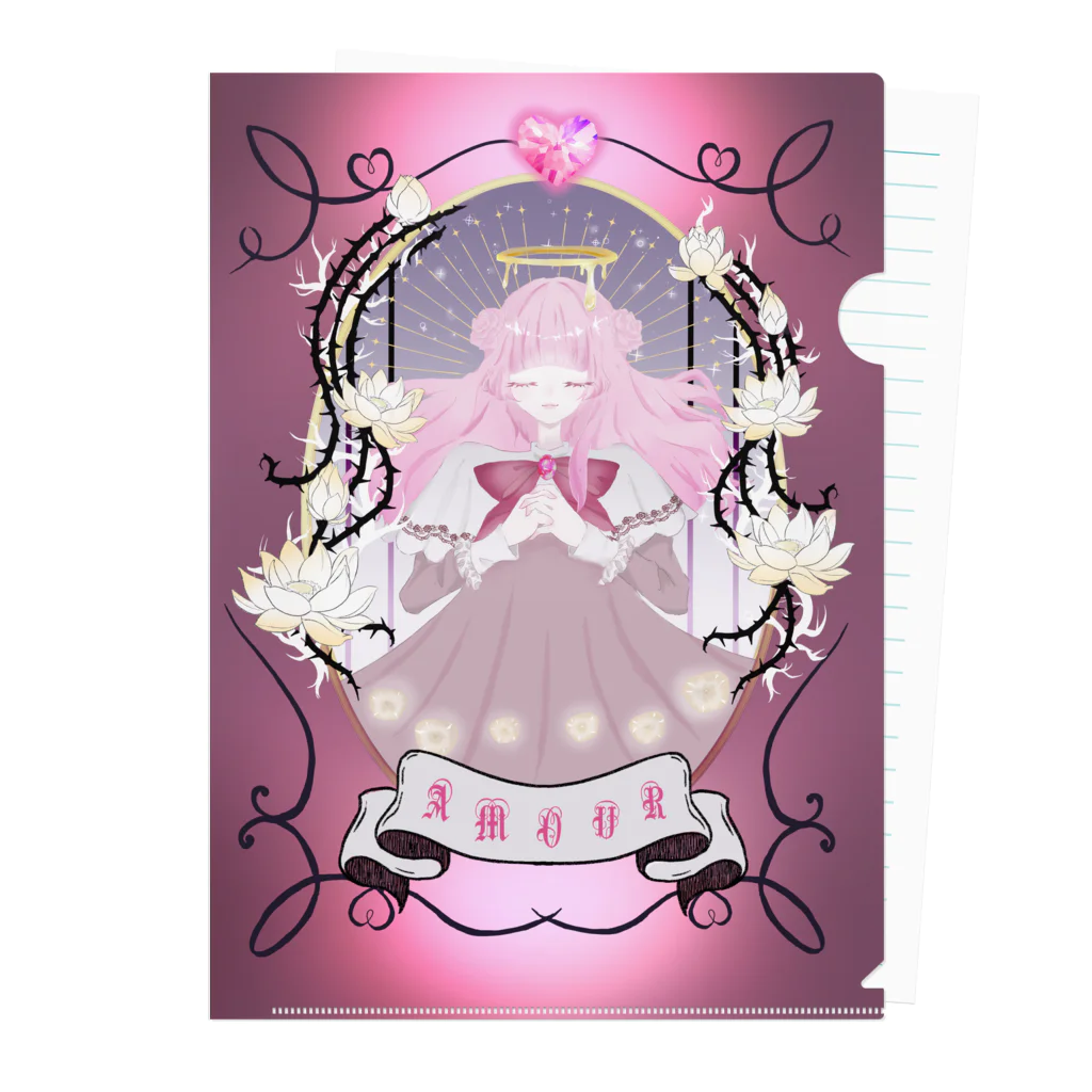 むにゅえのPrincess of cup Clear File Folder