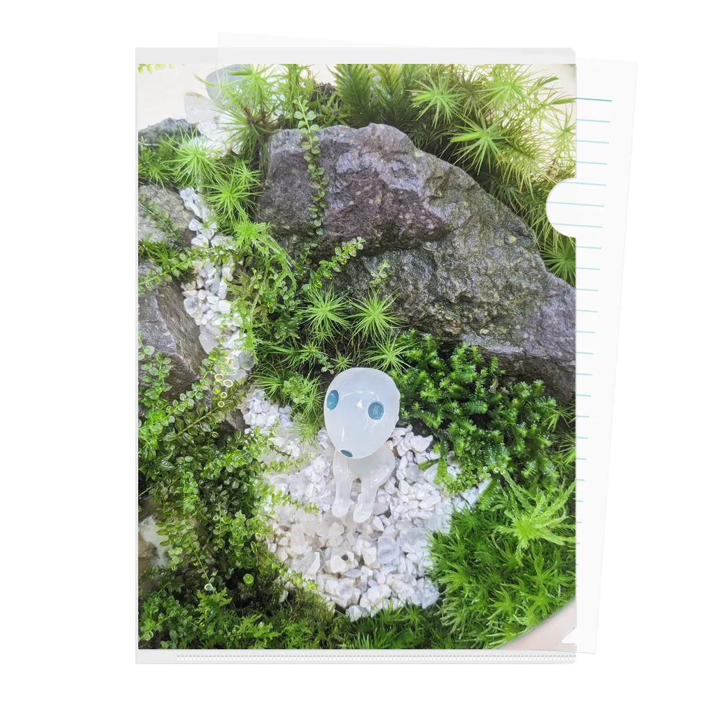 アトリエWindwingの苔テラリウム　雅 Clear File Folder