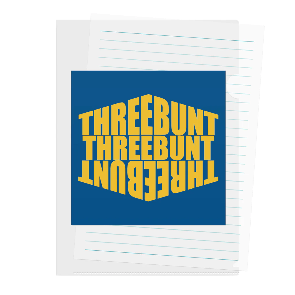 No.1632のTHREE BUNT (スリーバント） Clear File Folder