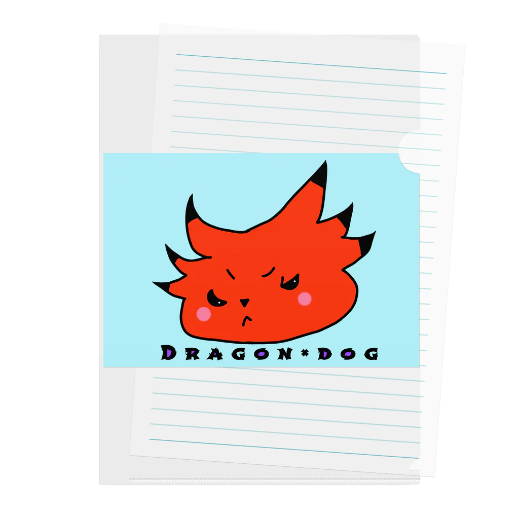 みつまめこshopのDragon×dog Clear File Folder