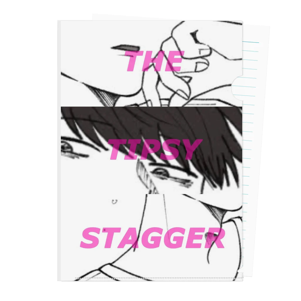 はんぺん屋のTHE TIPSY STAGGER クリアファイル