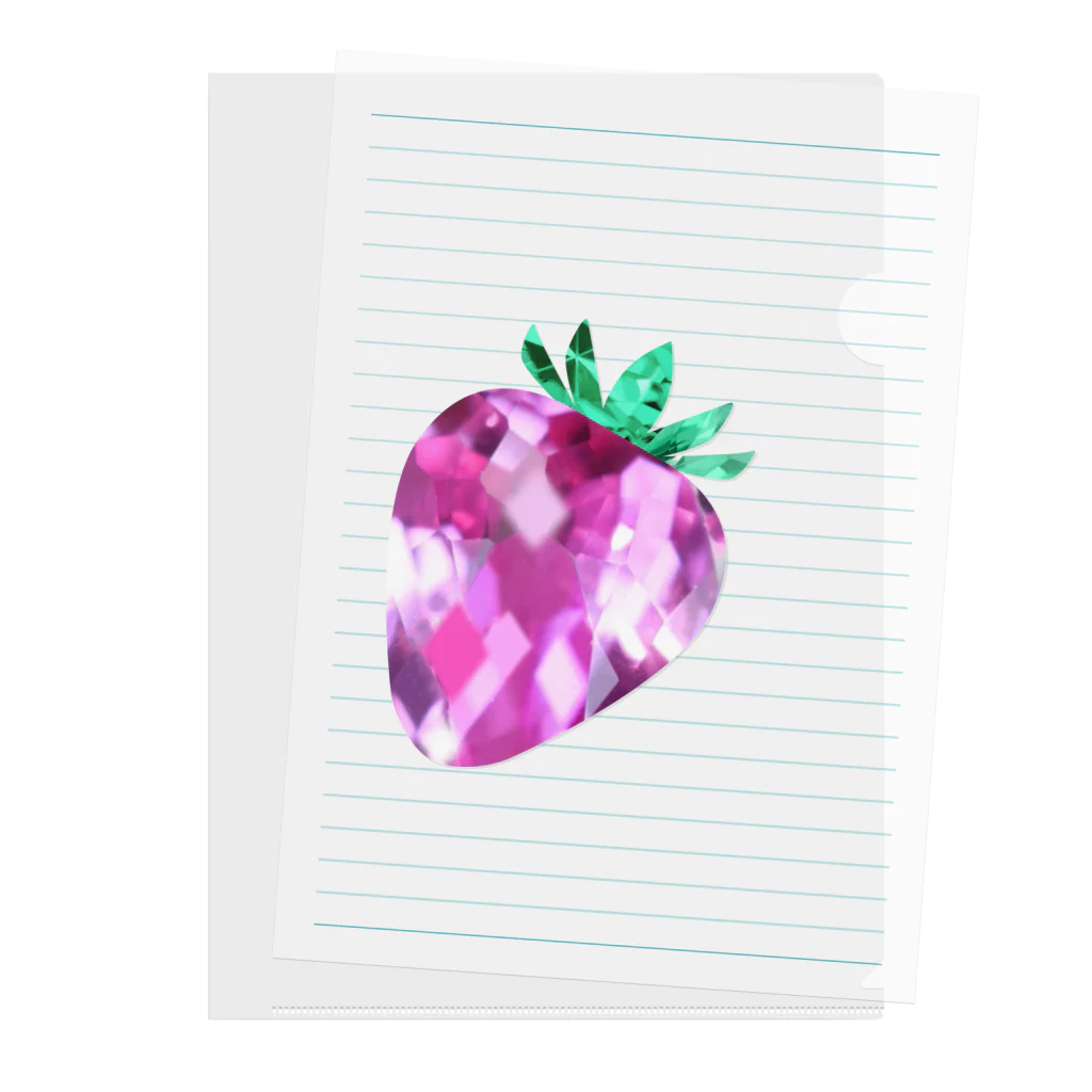 Suzutakaの苺の宝石 クリアファイル