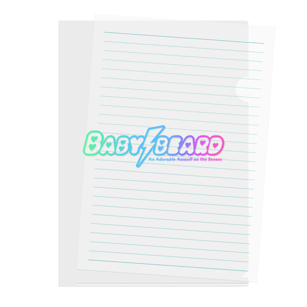 BABYBEARDのBABYBEARD Official LOGO(color) クリアファイル