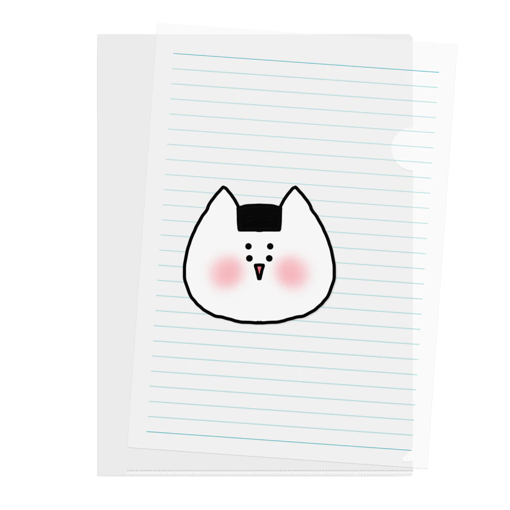 NyamiNyamiのまえがみぱっつんねこ Clear File Folder