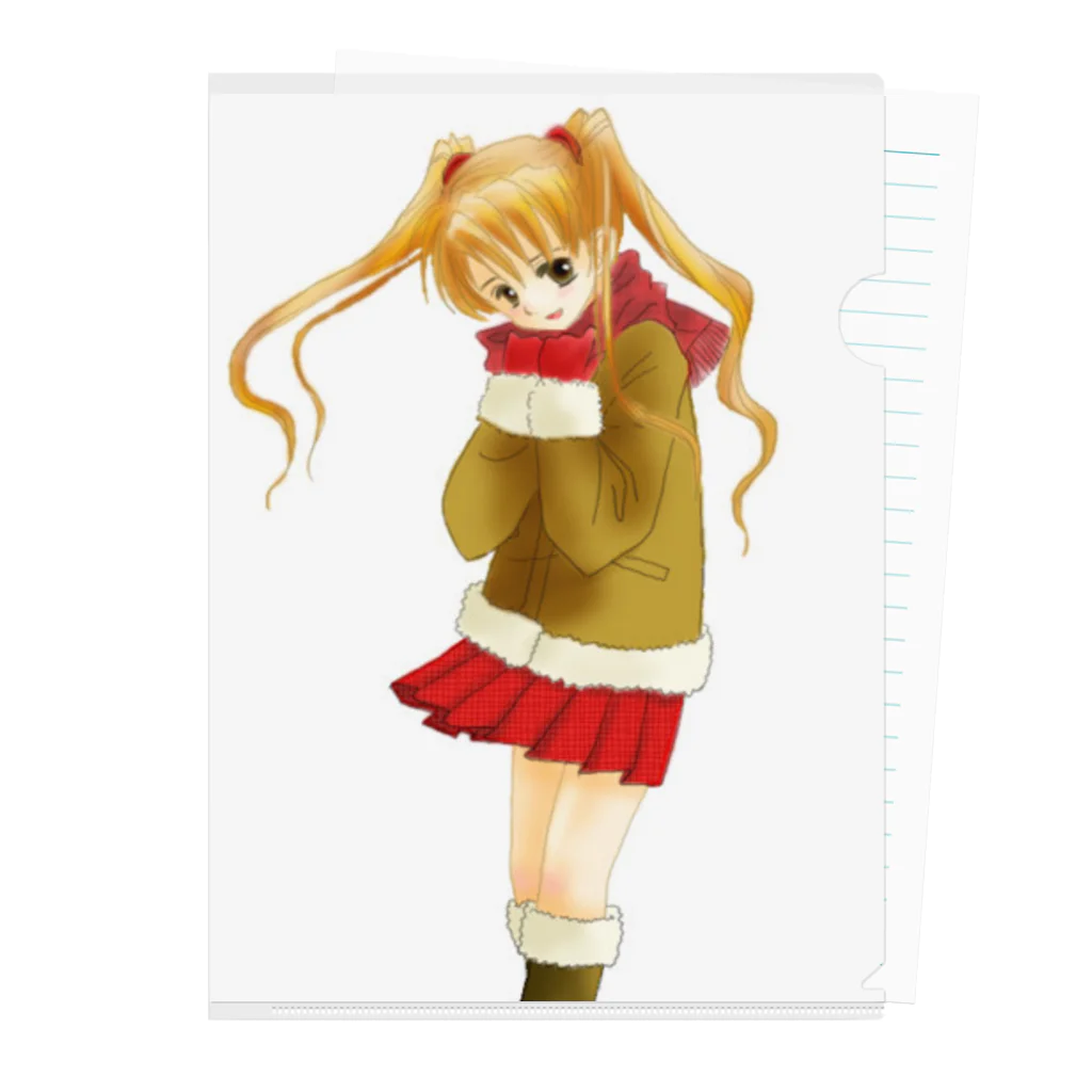 しぶきののテスト用クリアファイル Clear File Folder