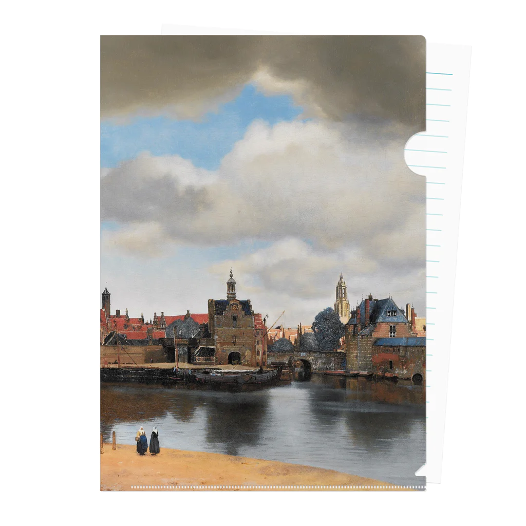 世界美術商店のデルフト眺望 / View of Delft Clear File Folder