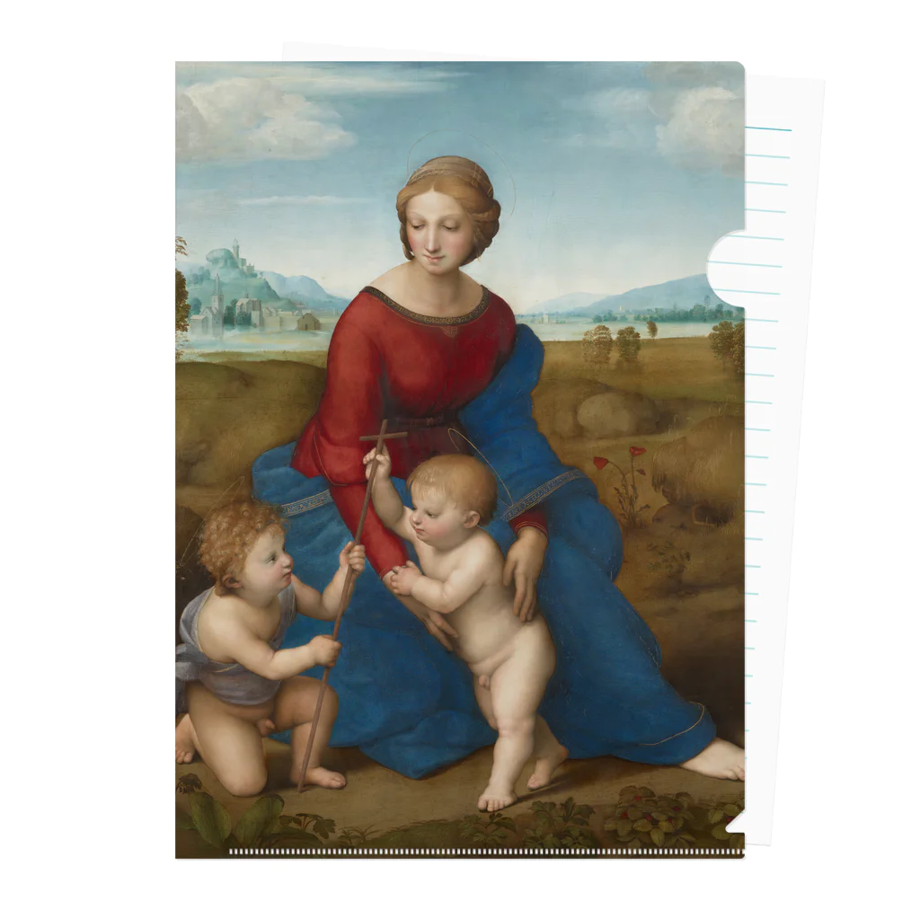 世界美術商店の牧場の聖母 / Madonna del Prato Clear File Folder