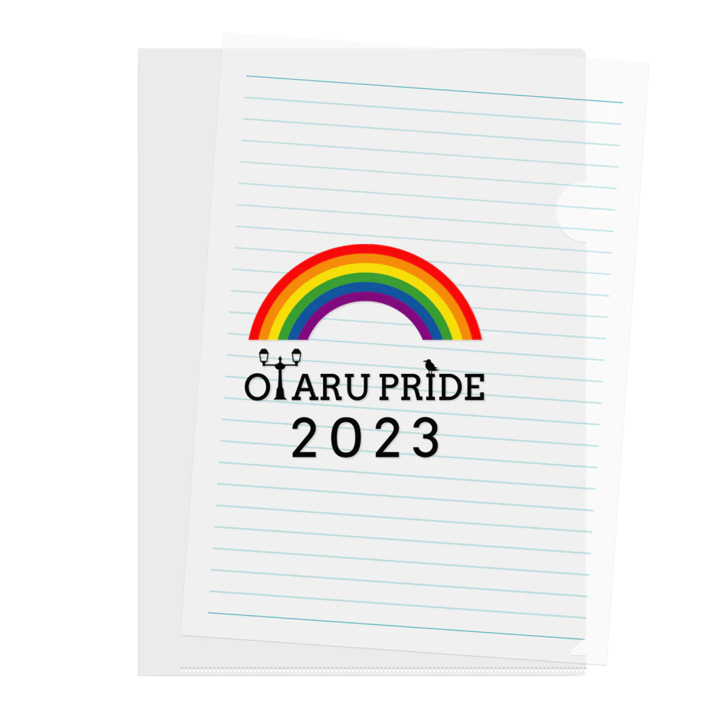 Otarupride グッズのOTARU PRIDE 2023 クリアファイル (created by hacchi) Clear File Folder