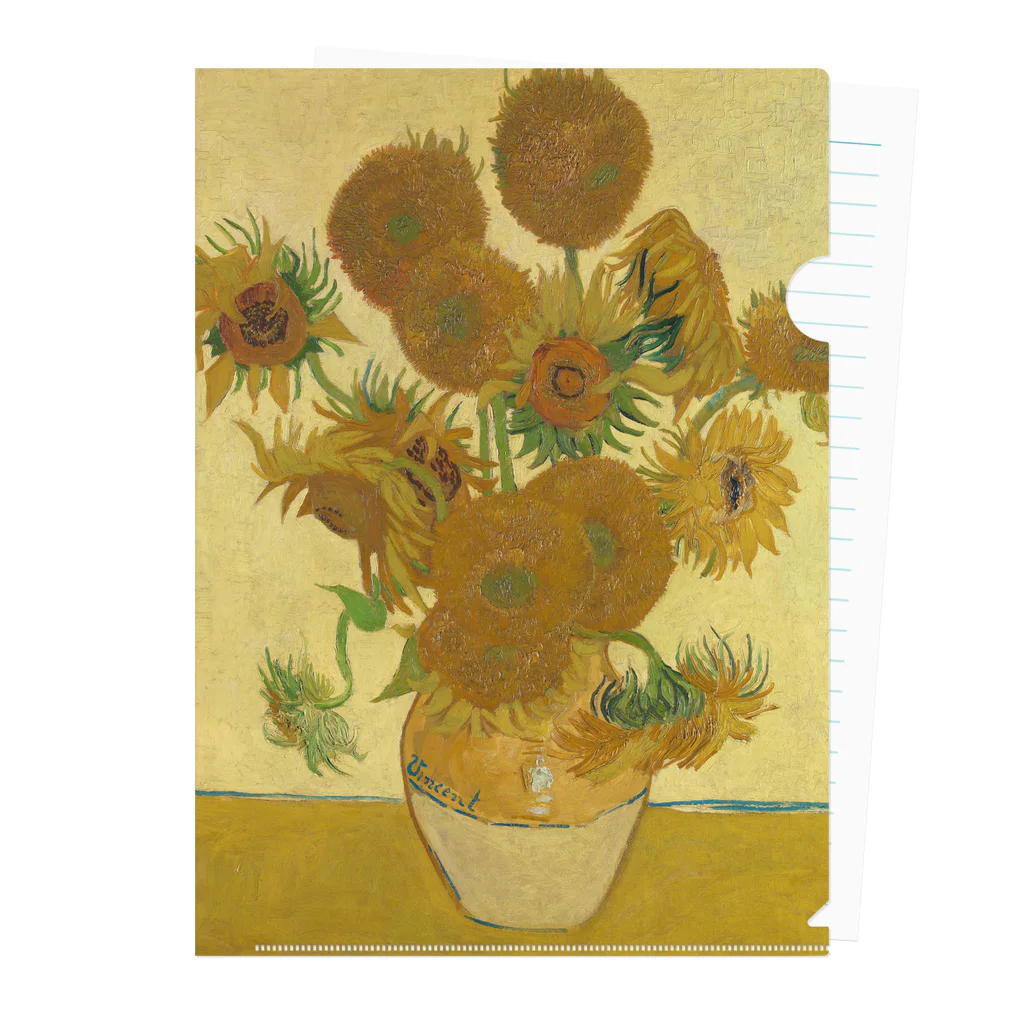 世界美術商店のひまわり / Sunflowers Clear File Folder