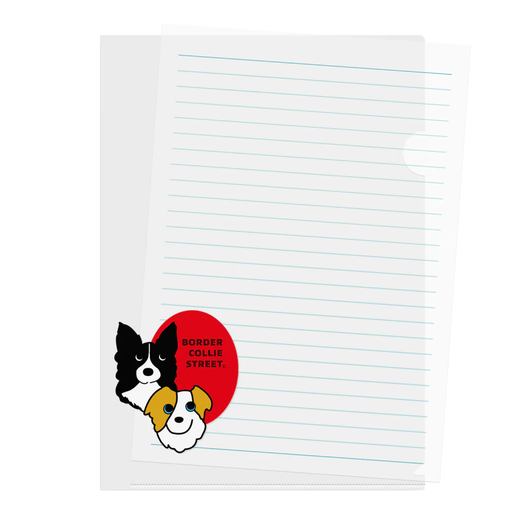 Bordercollie StreetのSLN-BCS3 Clear File Folder