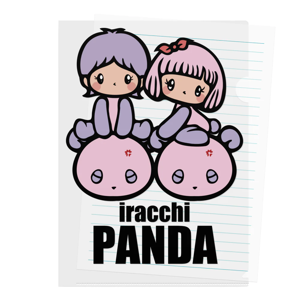 イラッチぱんだショップ-iracchi PANDA Shopのイラッチぱんだ Clear File Folder