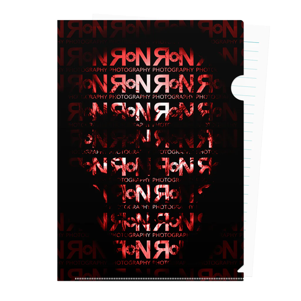 R&N PhotographyのR&N Photographyの骸骨 Clear File Folder