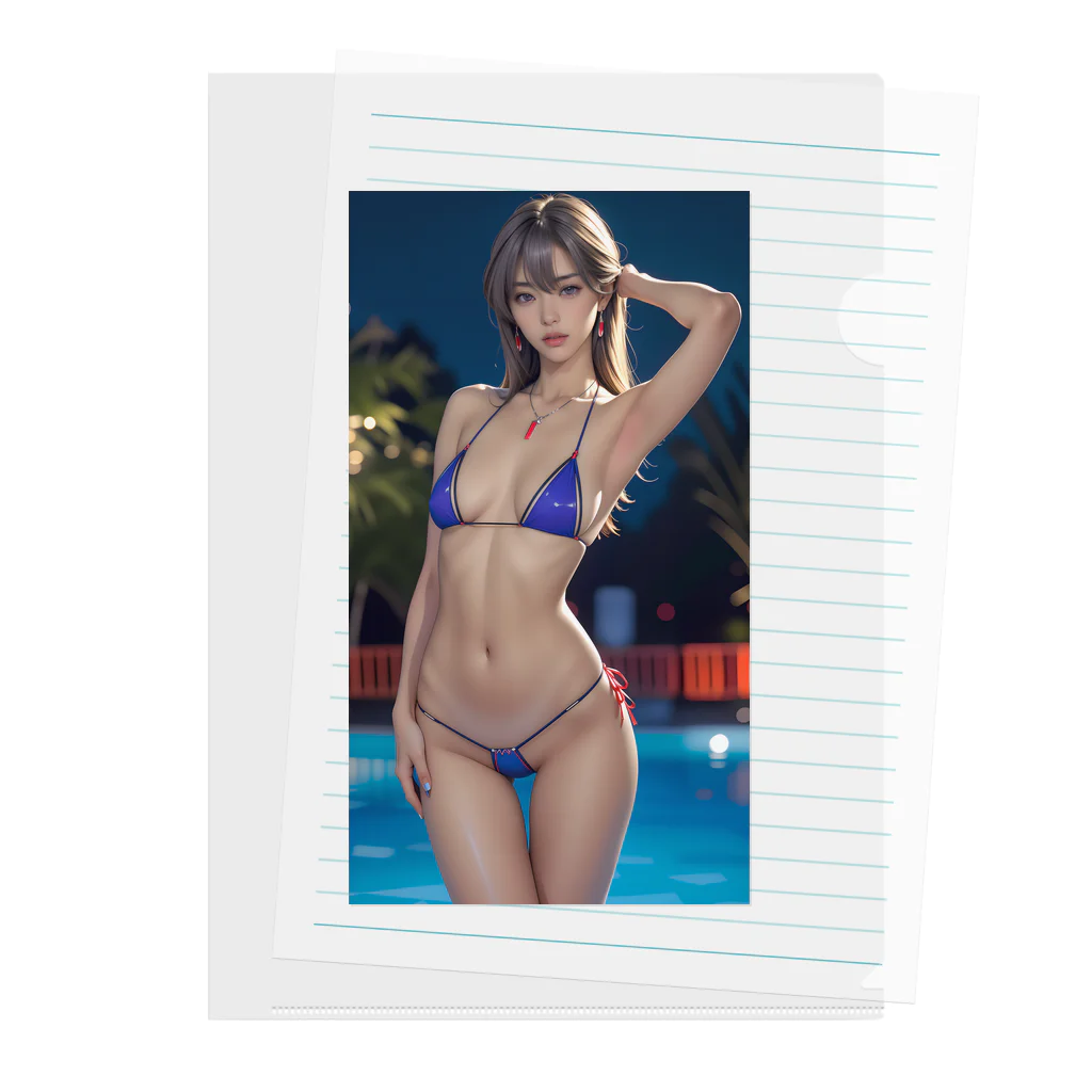 chiharu misaki imouto redbikini@" AIART SATSUKI マイクロビキニ Vol.02 Clear File Folder by AIART_REINA_KASUMI ∞  SUZURI
