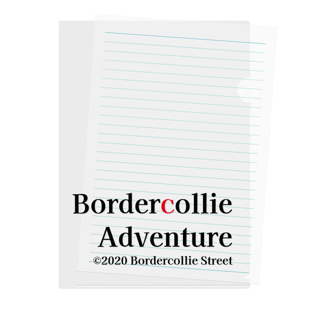 Bordercollie Streetのbcsa-3 Clear File Folder