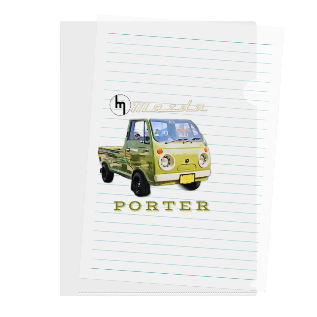 matatabi_koboのPORTER（グリーン） Clear File Folder