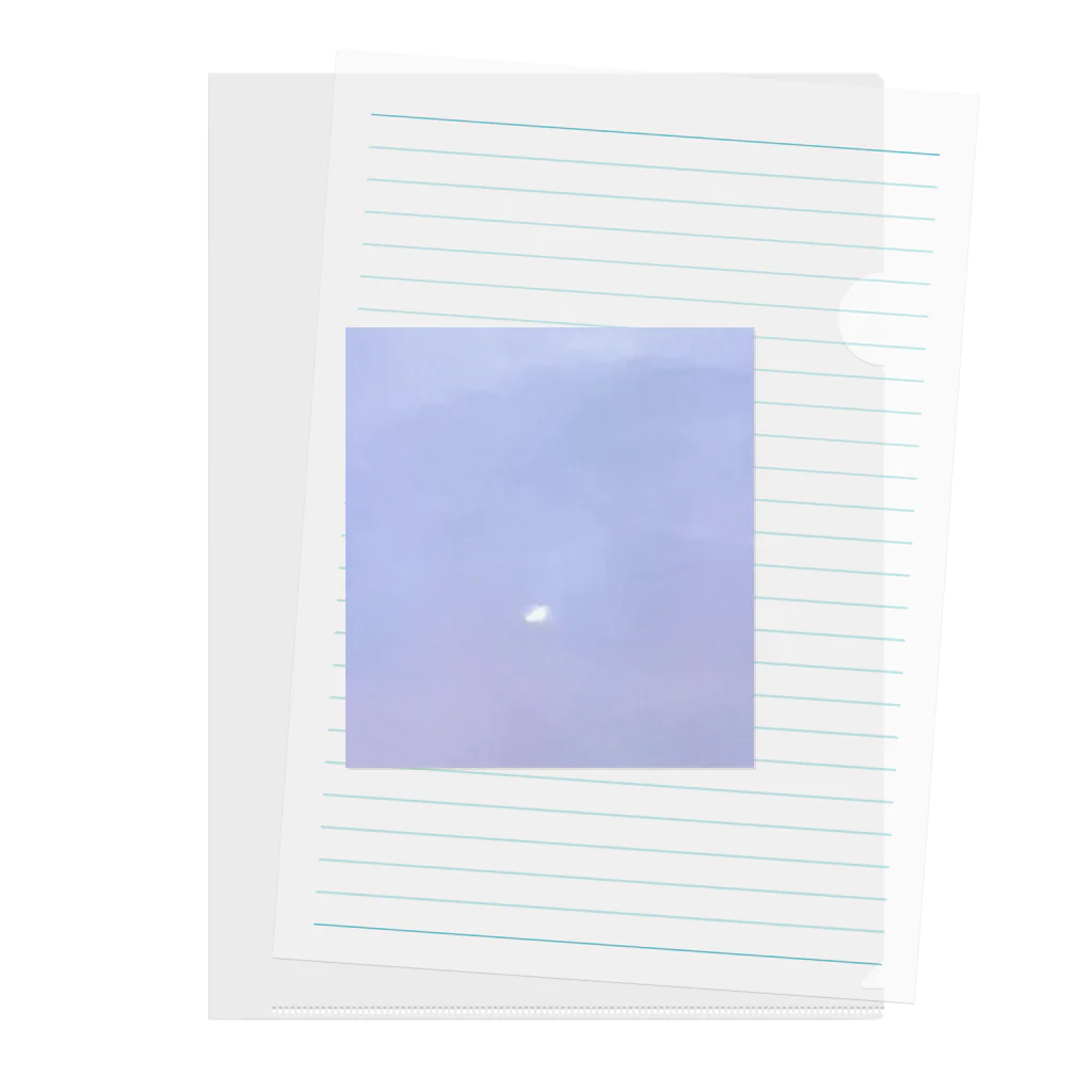 WhitePinkのSky and Moon Clear File Folder